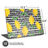 Bouffants and Broken Hearts Lemons 2 Universal Laptop 15in (12.2 x 8.8in) Skin